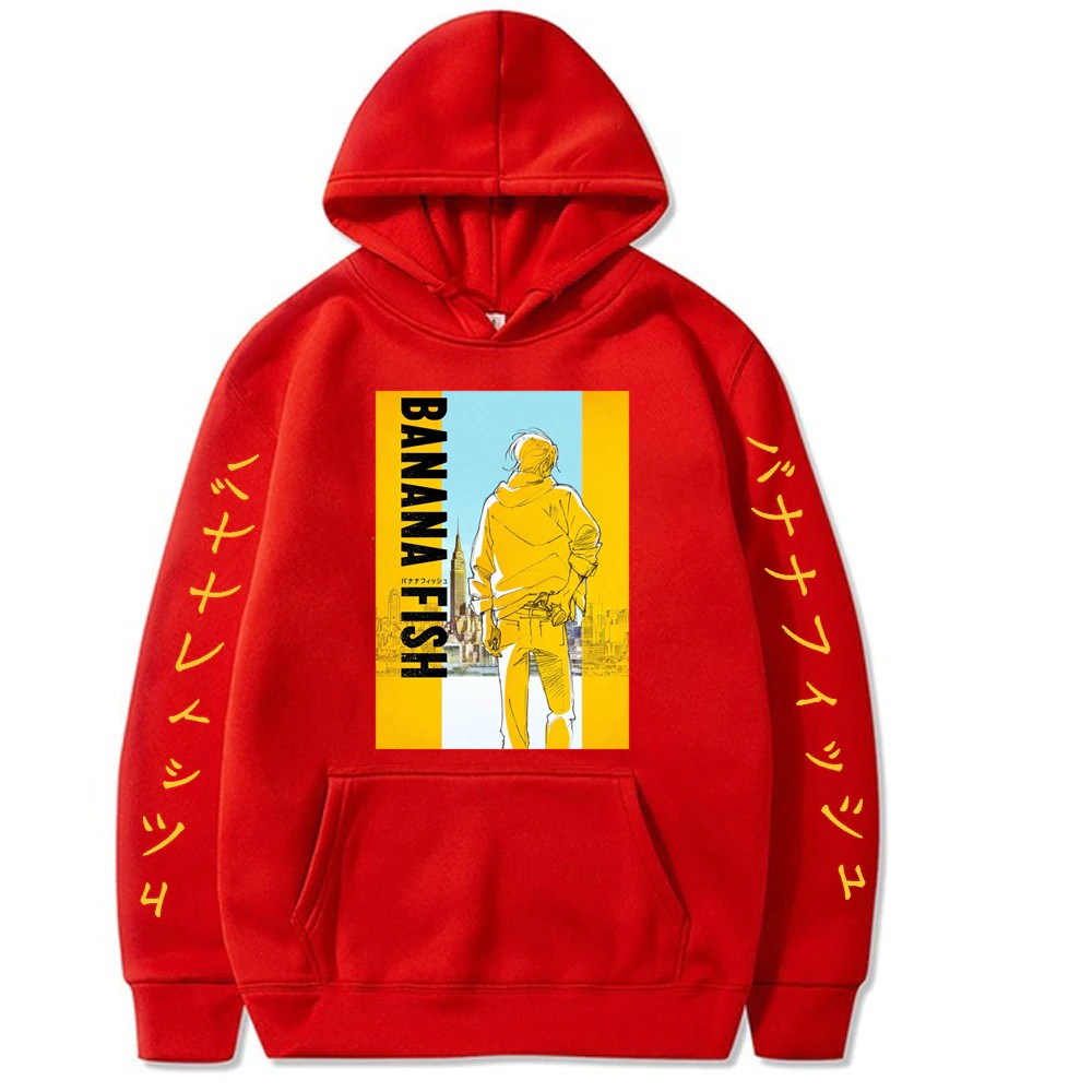 Áo hoodie in họa tiết hoạt hình Banana Fish 2 cá tính trẻ trung | BigBuy360 - bigbuy360.vn