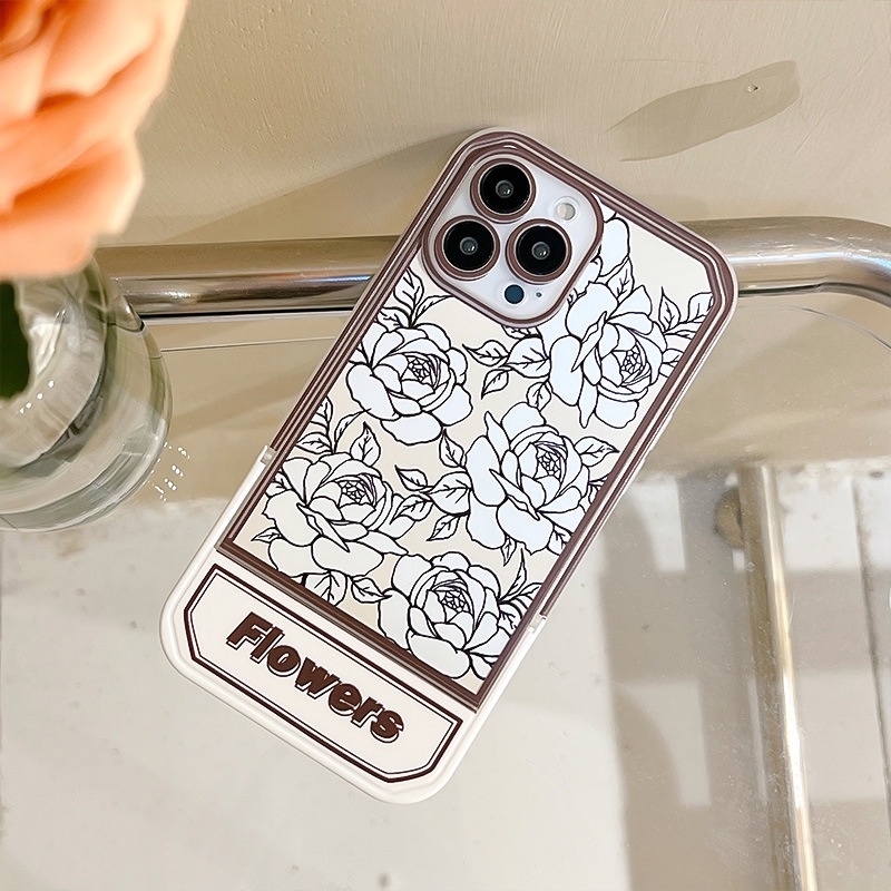 Ốp lưng iphone Ốp Điện Thoại Có Giá Đỡ Ẩn Cho iphone13Promax 11 / 12Pro 6 / 7 / 8plus Dinuo case