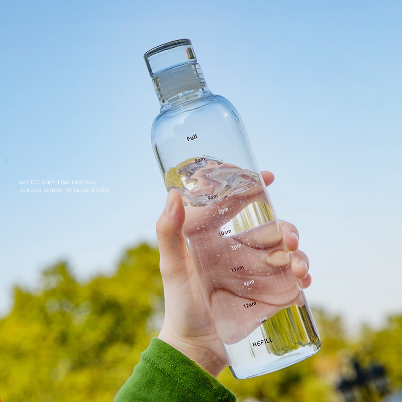Bình Nhựa Đựng Nước Uống Có Tay Cầm Chống Rò Rỉ Tiện Dụng