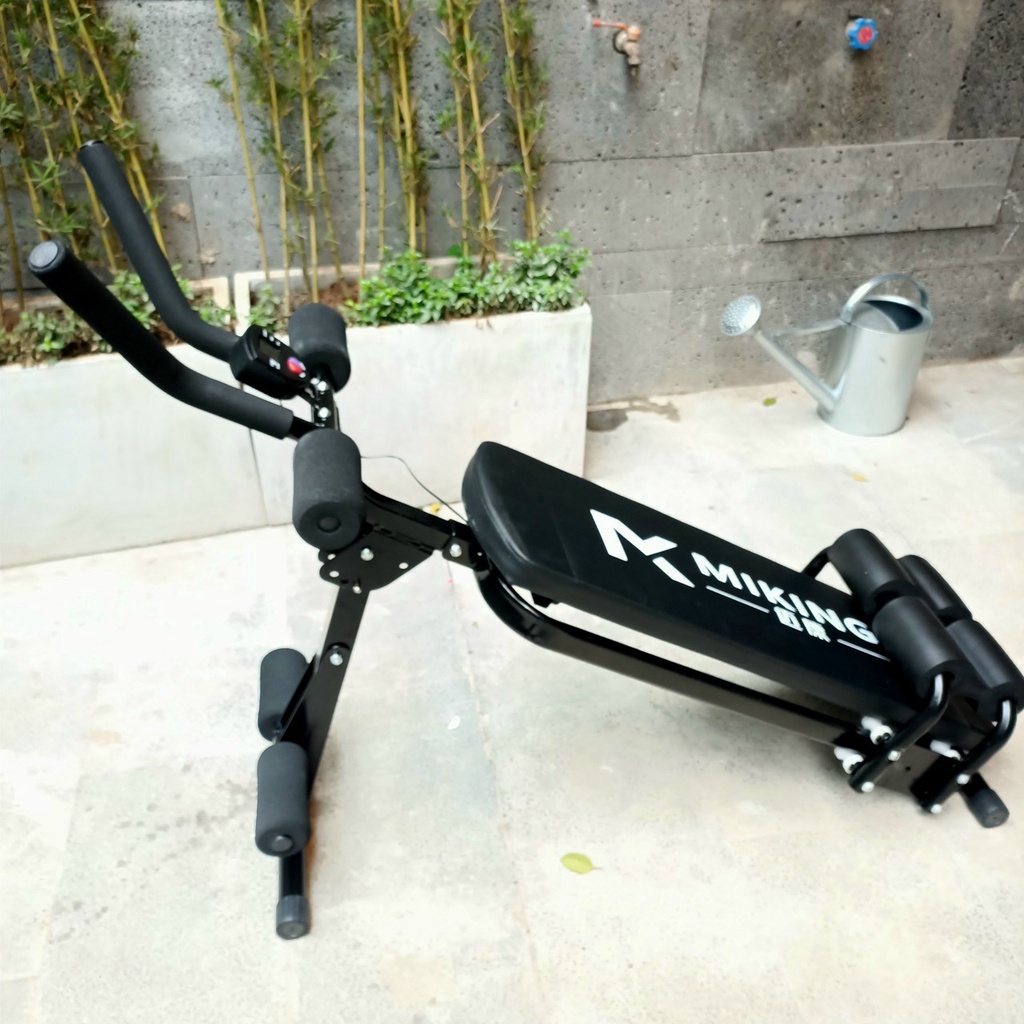 [HOT] Máy tập bụng đa năng Miking ✅ gập bụng theo cơ chế con lăn siêu êm | Gấp gọn được khi không dùng đến