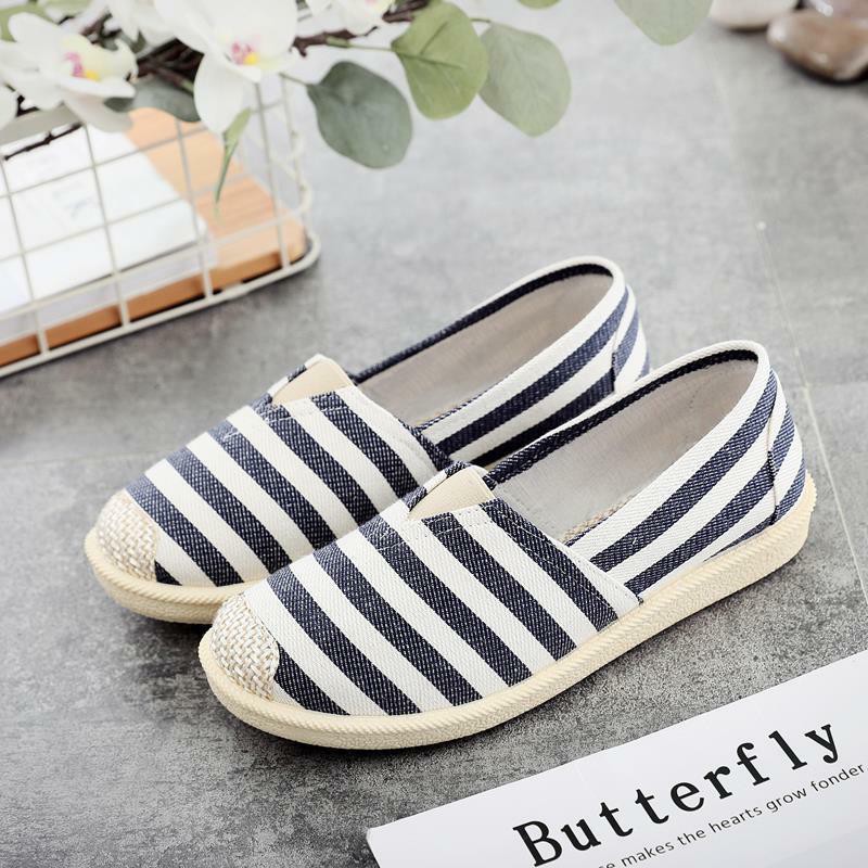 Lẻ 35, 40 giày lười vải nữ màu đen êm nhẹ, slip on nữ