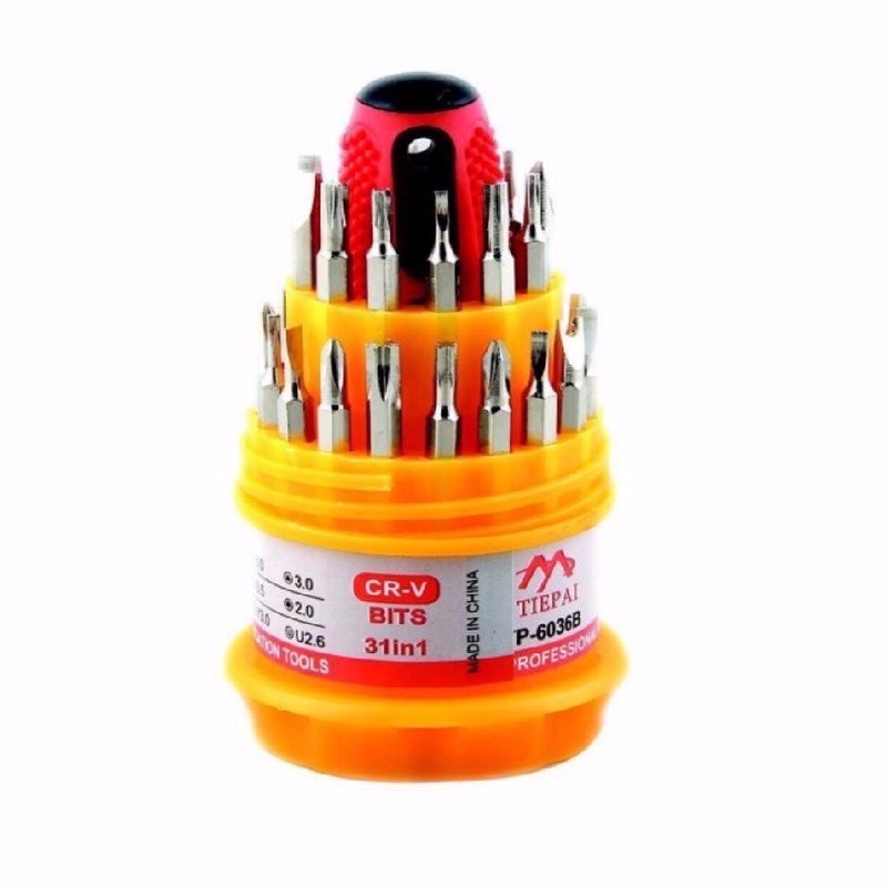 Bộ Tua Vít Đa Năng 31 Món Chuyên Dụng Tô Vít 2 Cạnh Tô Vít 4 Cạnh