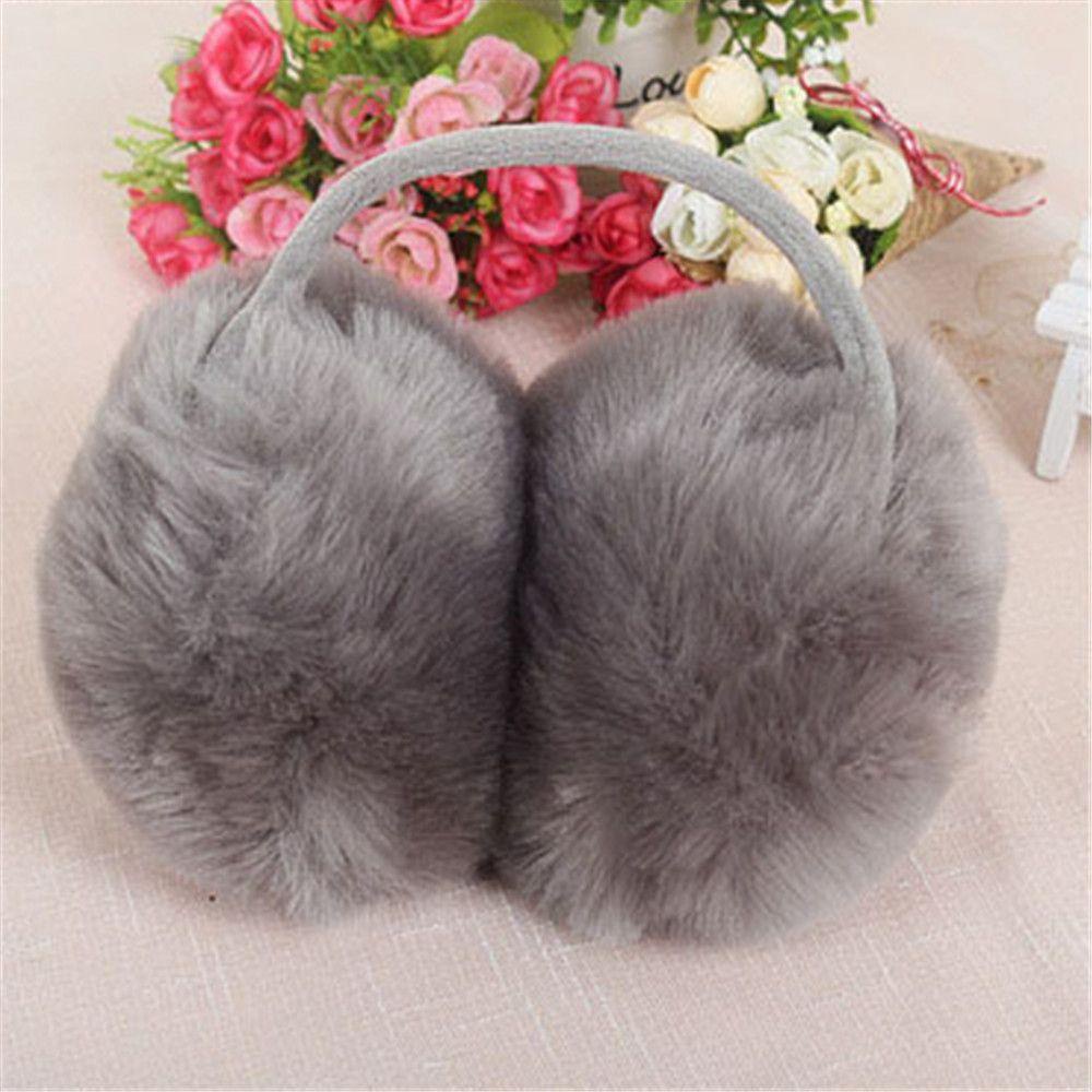Chụp Tai Phối Lông Xù Êm Ái Ấm Áp Cho Nữ