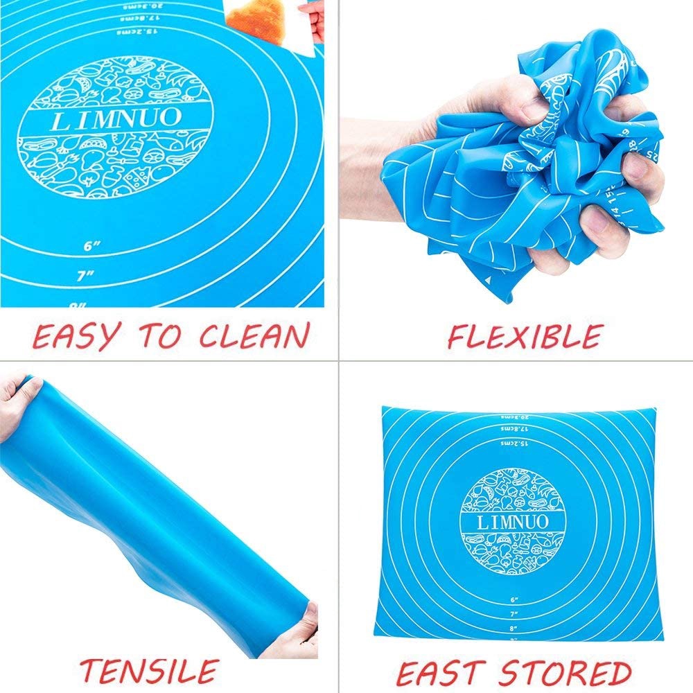 Thảm Nhào Bột Làm Bánh Bằng Silicone Chống Dính Có Thể Tái Sử Dụng