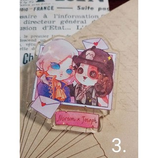 Pin cài trong suốt 5cm (Identity V)