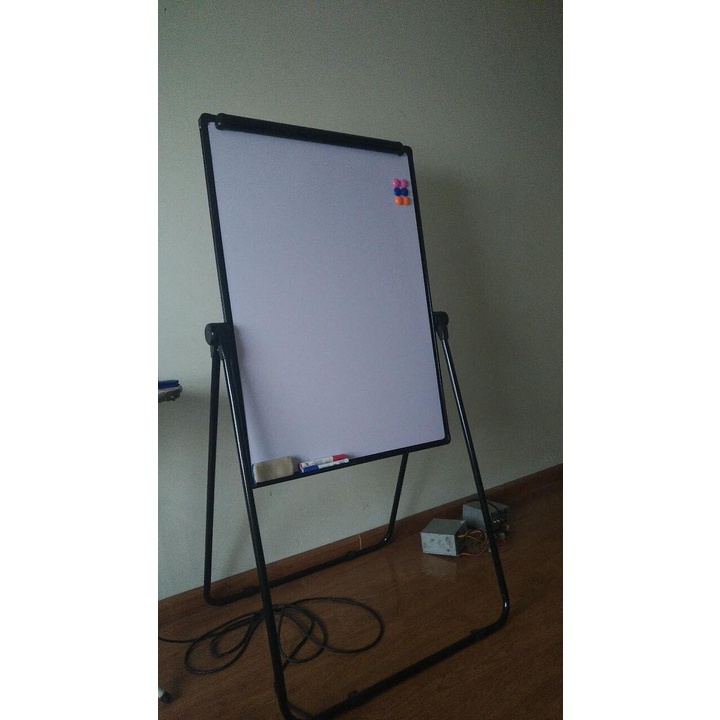 [SHIP HỎA TỐC] Bảng flipchart văn phòng viết bút lông không dòng kẻ chân chữ U cao cấp nhiều Kích thước