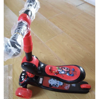 Xe trượt scooter 💥FREESHIP💥 đa năng phát sáng cho bé từ 2 đến 8 tuổi - Xe thăng bằng có nhạc, ghế nhún cho trẻ