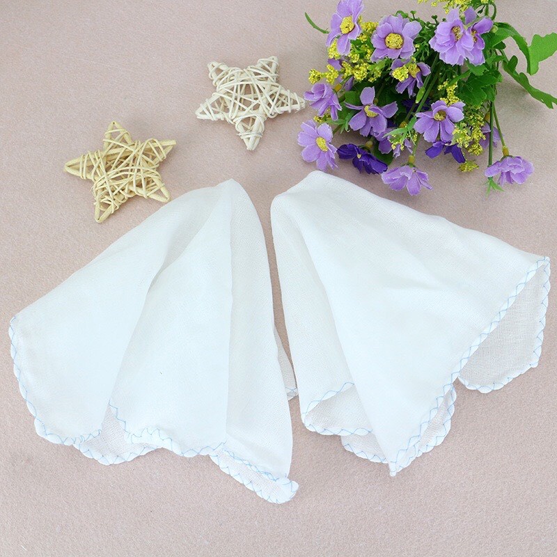Khăn Sữa Xô Cho Bé 2 4 lớp SET 10 cái Siêu Thấm Hàng Xuất Nhật Cotton Dày Dặn Mềm Mịn Babibu - KSX10