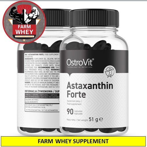 OstroVit – Astaxanthin Forte (90 viên)Thực Phẩm Bổ Sung Tăng Sức Đề Kháng