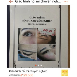 Hướng dẫn nối mi chuyên nghiệp dành cho ngành mi