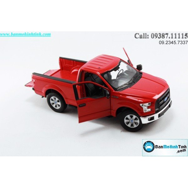 Mô hình xe bán tải Ford F-150 2015 Regular Cab 1:24 Welly