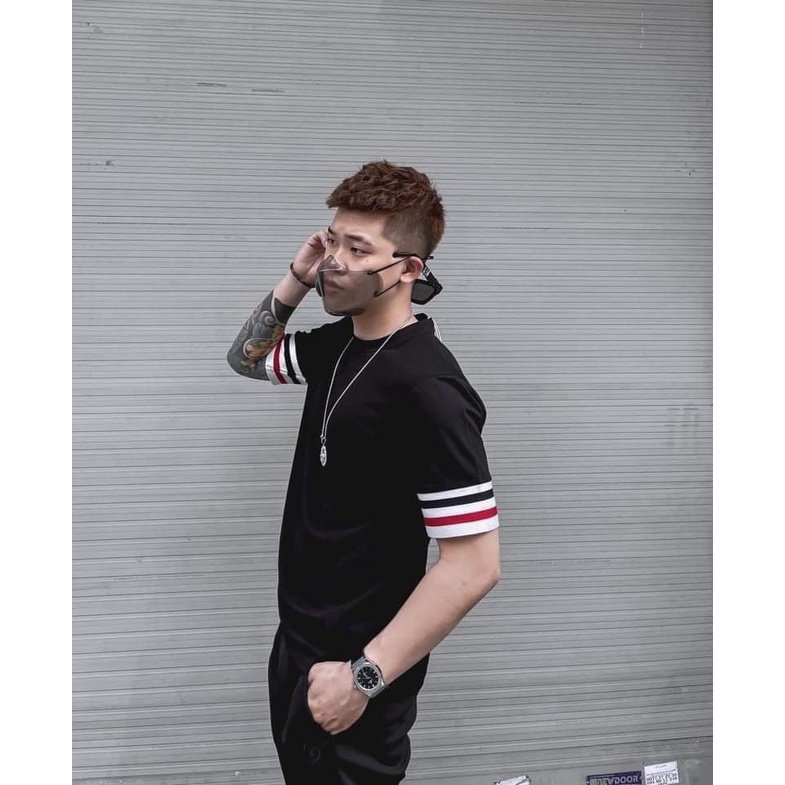 (FREE SHIP) ÁO THUN NAM NỮ PHỐI SỌC QUỐC DÂN THỜI TRANG 2022 SHOP VLTN