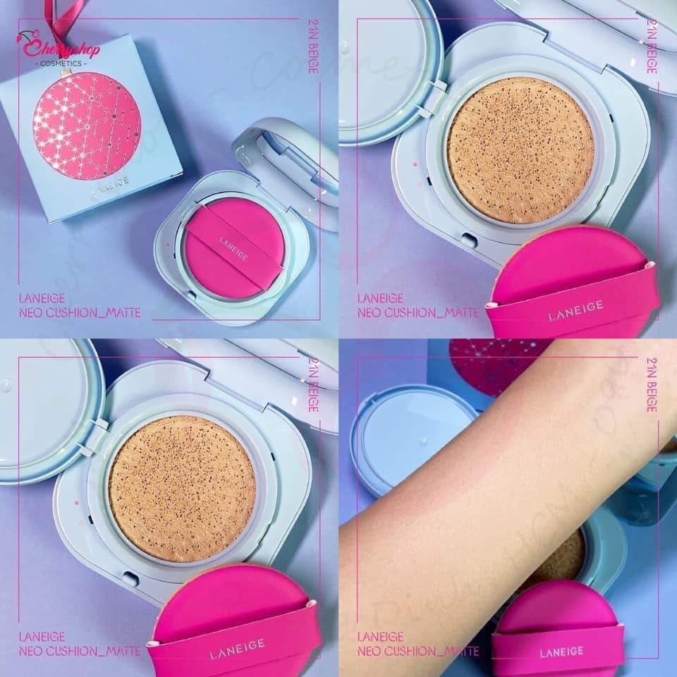 Phấn Nước Laneige Neo Matte Holiday Edition SPF50+/PA++ Phiên Bản Limited Không Kèm Lõi Tone 21N | BigBuy360 - bigbuy360.vn