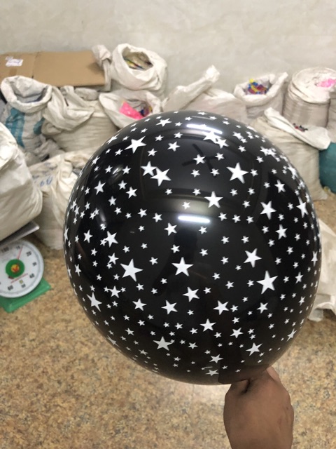 Bịch 100 quả bóng cao su chấm bi size 35cm (2.8gr)