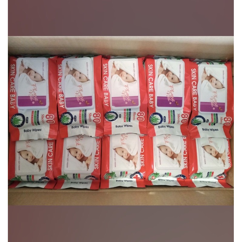 🌼 KHĂN GIẤY ƯỚT BABY GÓI 80 gr