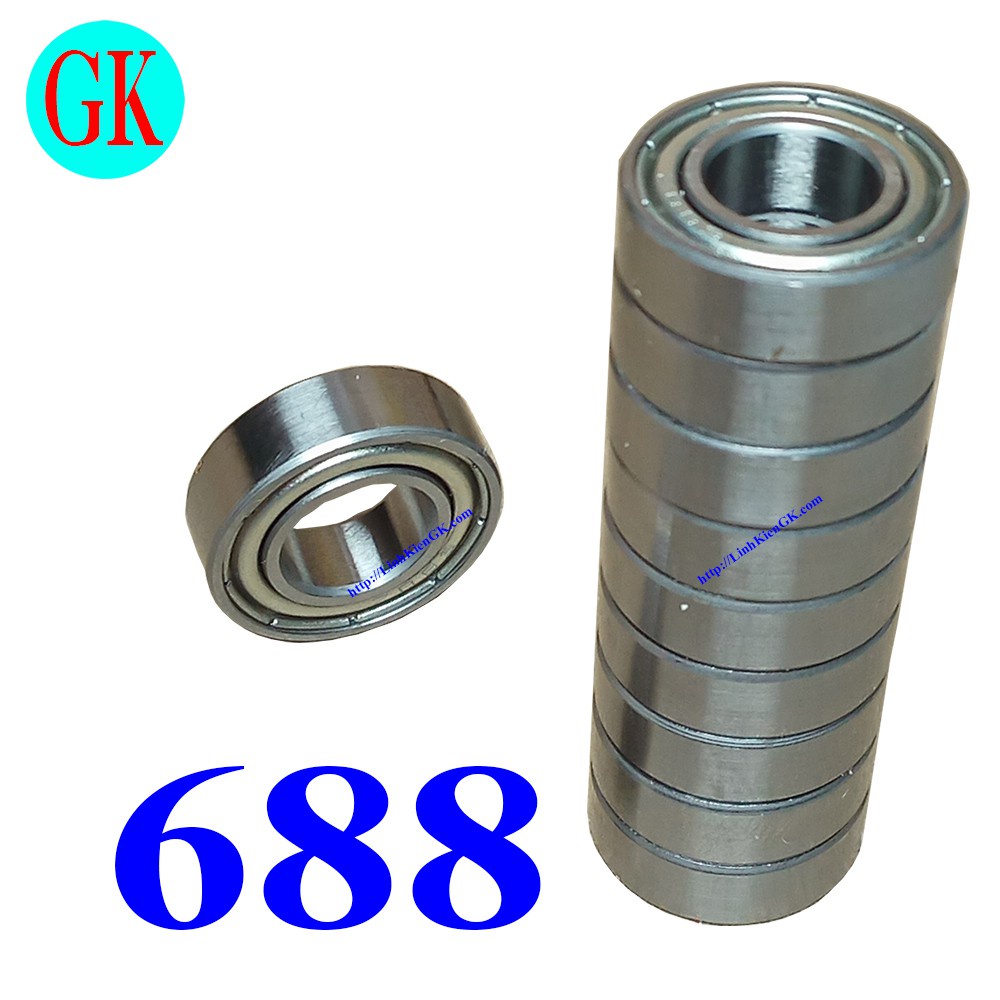 (10 viên) Vòng bi 688 RS [K-02-05]