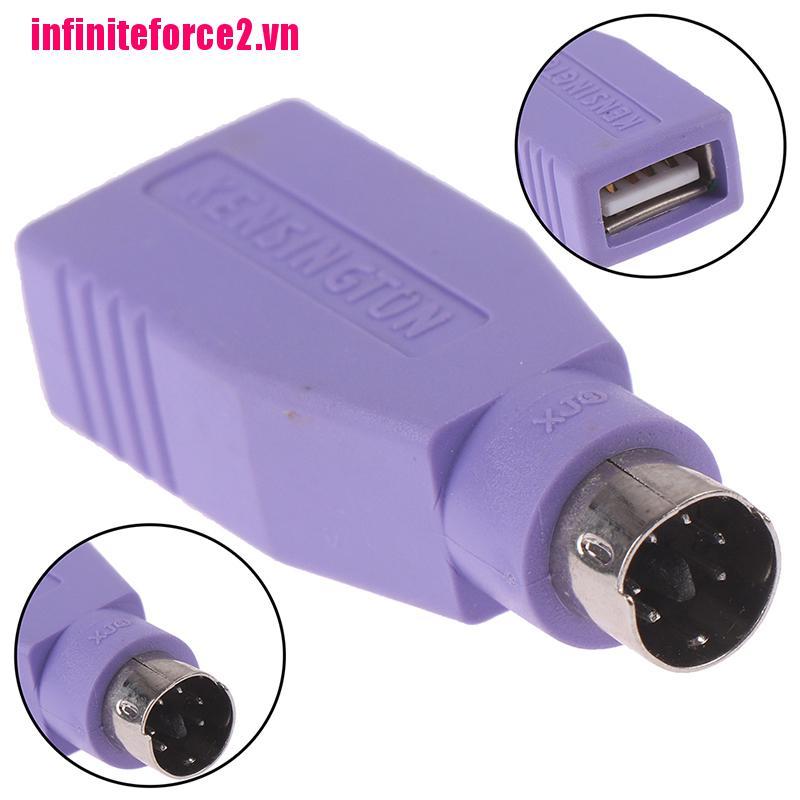 1 Bộ Chuyển Đổi Usb Female Sang Ps2 Ps / 2 Male