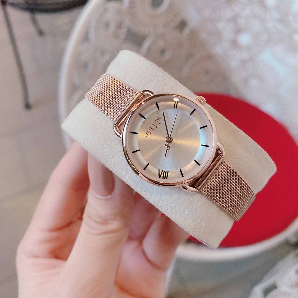 Đồng hồ nữ Julius Ja-1268 dây thép