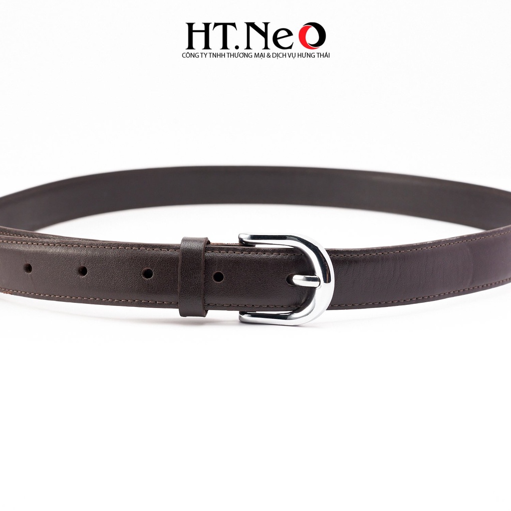 Dây lưng nữ da bò HT.NEO Da thật 100% mềm mại dẻo dai, khuya cài sang trọng, phog cách trẻ trung và năng động DL04