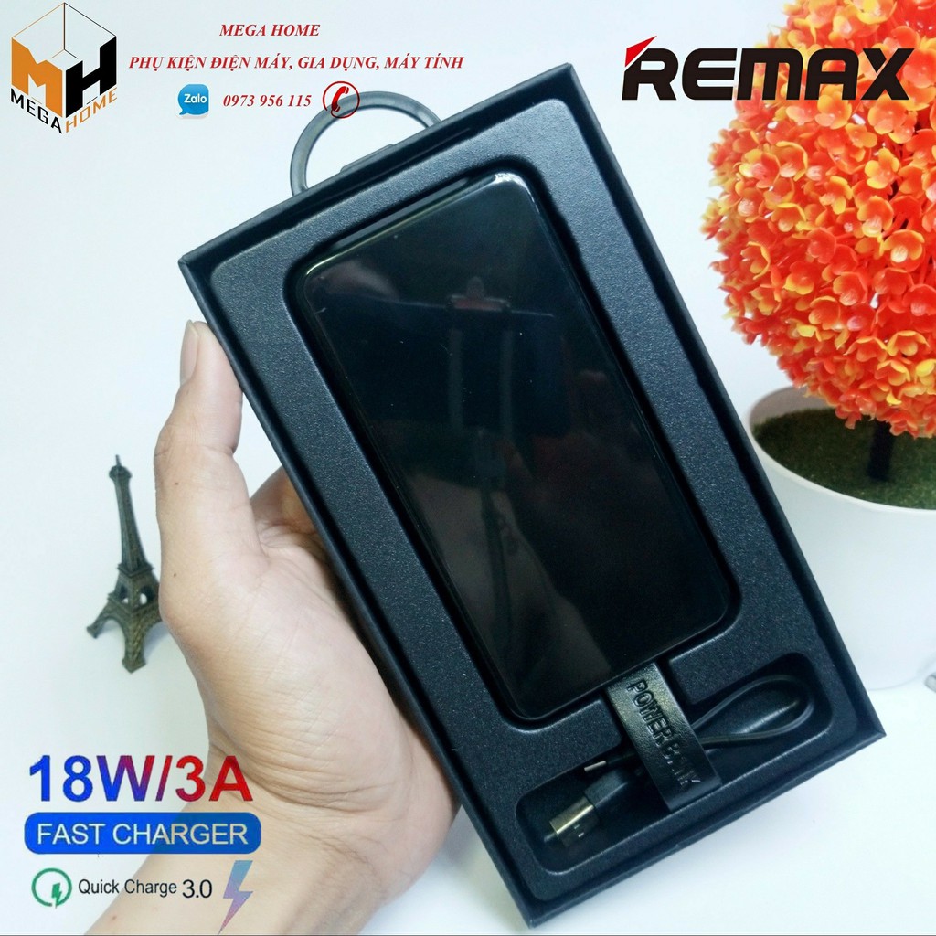 Sạc dự phòng không dây 10000mAh REMAX RPP-105 hỗ trợ sạc nhanh 18W - Pin sạc dự phòng REMAX chính hãng