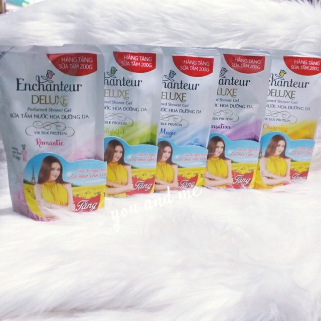 Sữa tắm túi Enchanteur Deluxe charming  200g | BigBuy360 - bigbuy360.vn