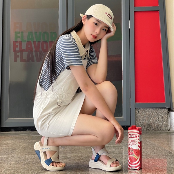 Sandals Shondo Nam Nữ F7 Racing Be Phối Xanh Dương F7R2530