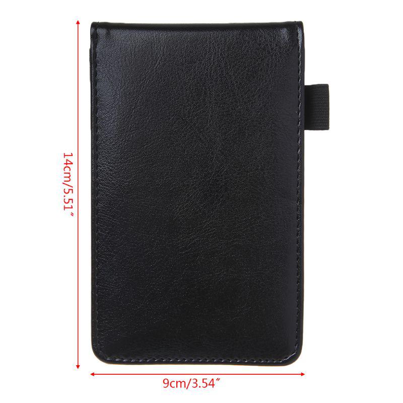ST❀ Multifunction Pocket Planner A7 Notebook Small Notepad Note Book Leather Cover Business Diary Memos