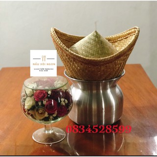 [ HÀNG THÁI ] Bộ Chõ Nấu Hấp Đồ Xôi Có Nắp Loại Dày Nhập Khẩu, Hấp Nấu Xôi, Gà Nhanh Ráo Nước Hàng Lào Thái