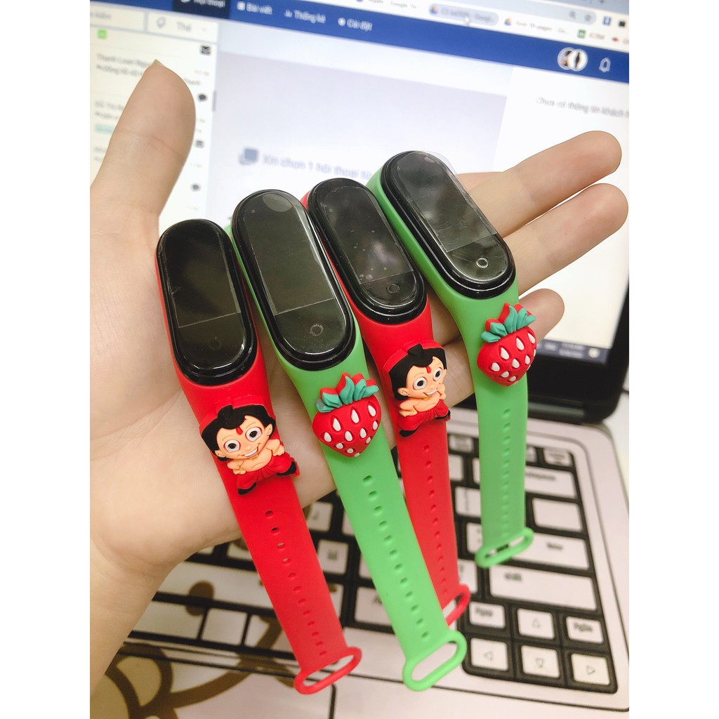 Đồng hồ LED Unisex dây silicon nhiều mắc sắc, hoạt hình cá tính, HOT TREND | BigBuy360 - bigbuy360.vn