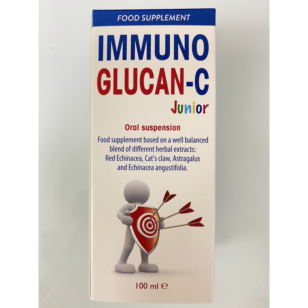 Immuno Glucan C Siro tăng đề kháng cho bé Nâng Cao Sức Khỏe Đường Hô Hấp Lọ 100ml