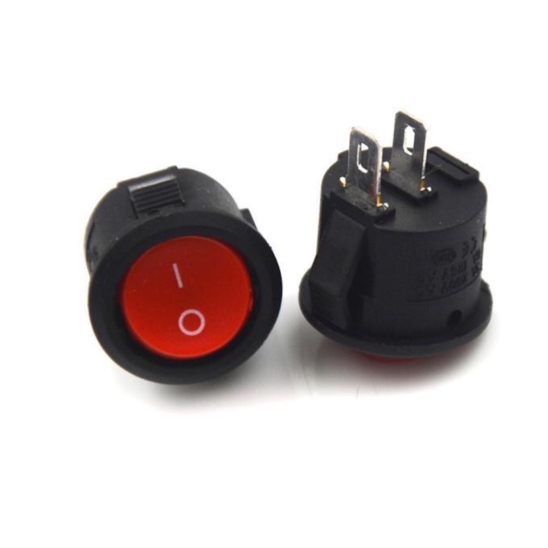 Công Tắc Tròn 2 Chân On-Off 16mm 3a / 250v