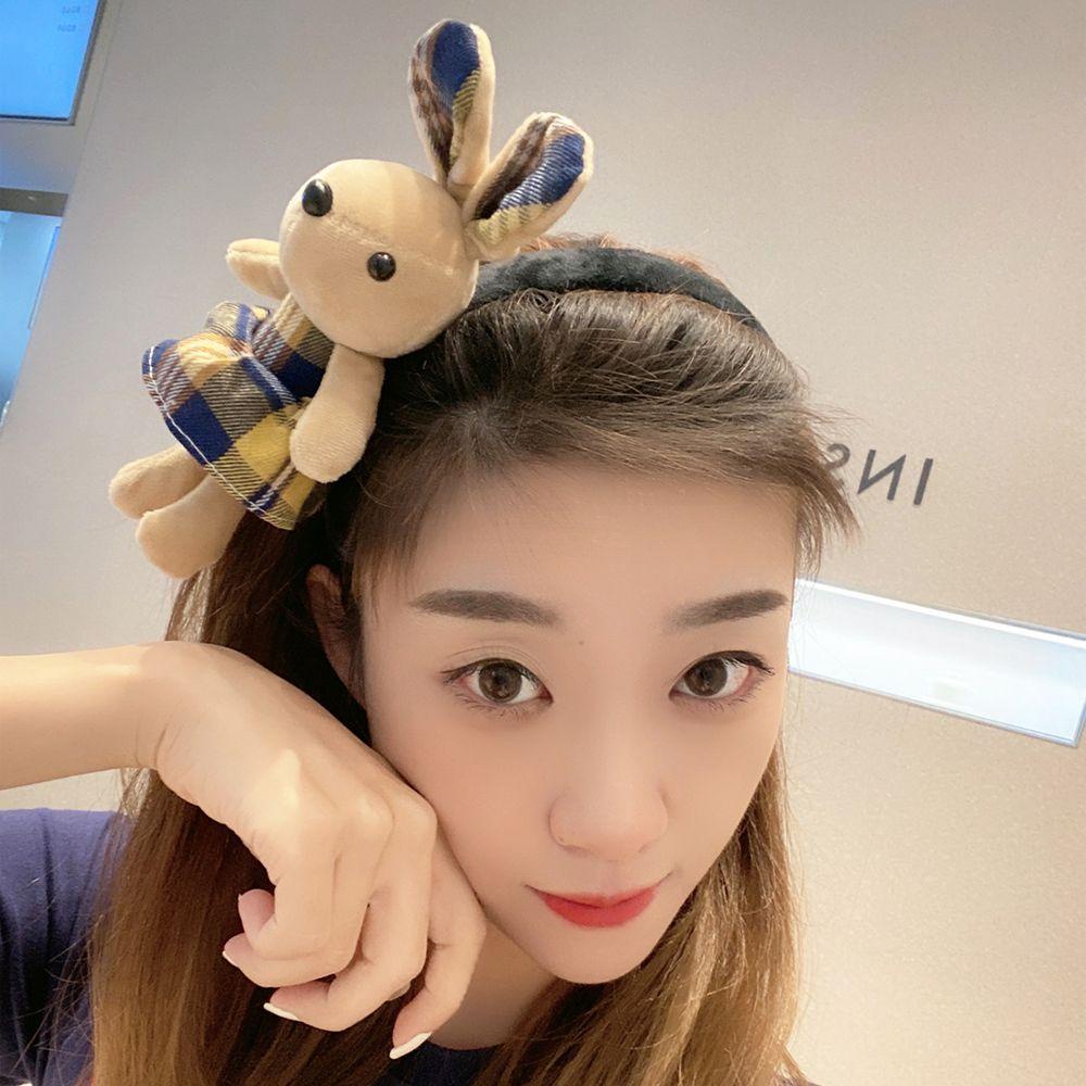 ANEMONE Băng Đô Cài Tóc Rửa Mặt Họa Tiết Động Vật Hoạt Hình Hợp Thời Trang Cho Nữ