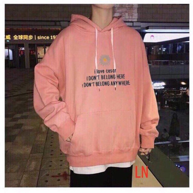 [FREESHIP ĐƠN TỪ 50K] Áo hoodie I Love hoa LNG0919