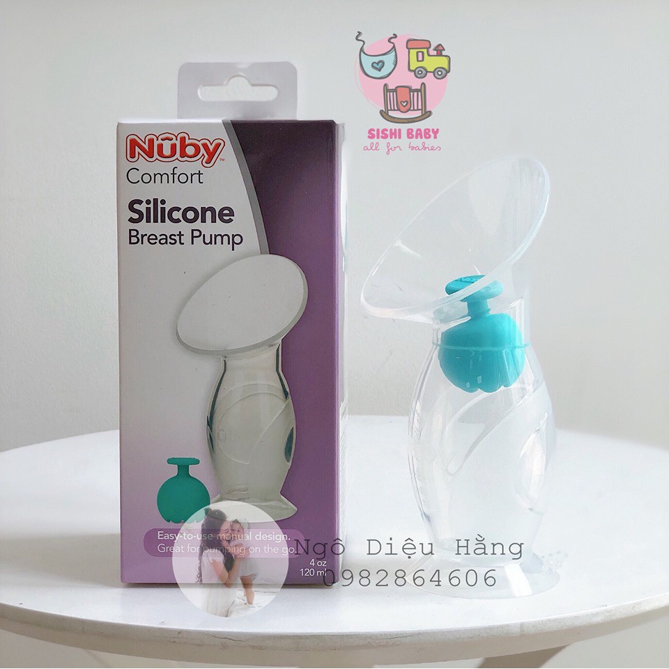 Cốc hứng/hút sữa bằng silicon NUBY