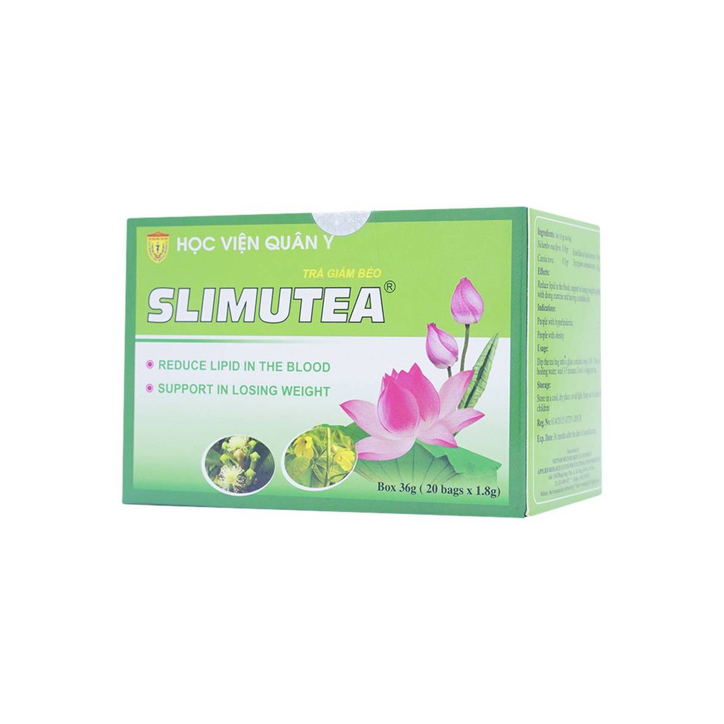 Trà lá sen Slimutea - Học viện Quân Y  [Chính hãng] | BigBuy360 - bigbuy360.vn