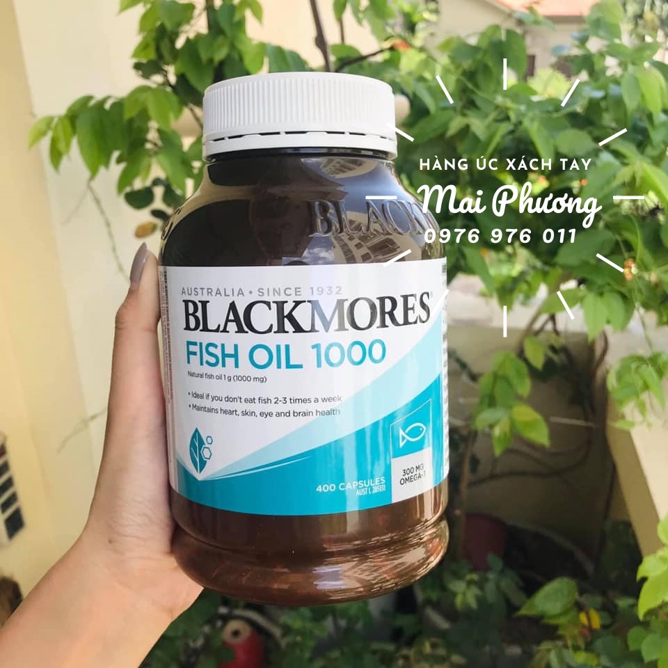 DẦU CÁ BLACKMORES FISH OIL 1000mg, 200 VIÊN.