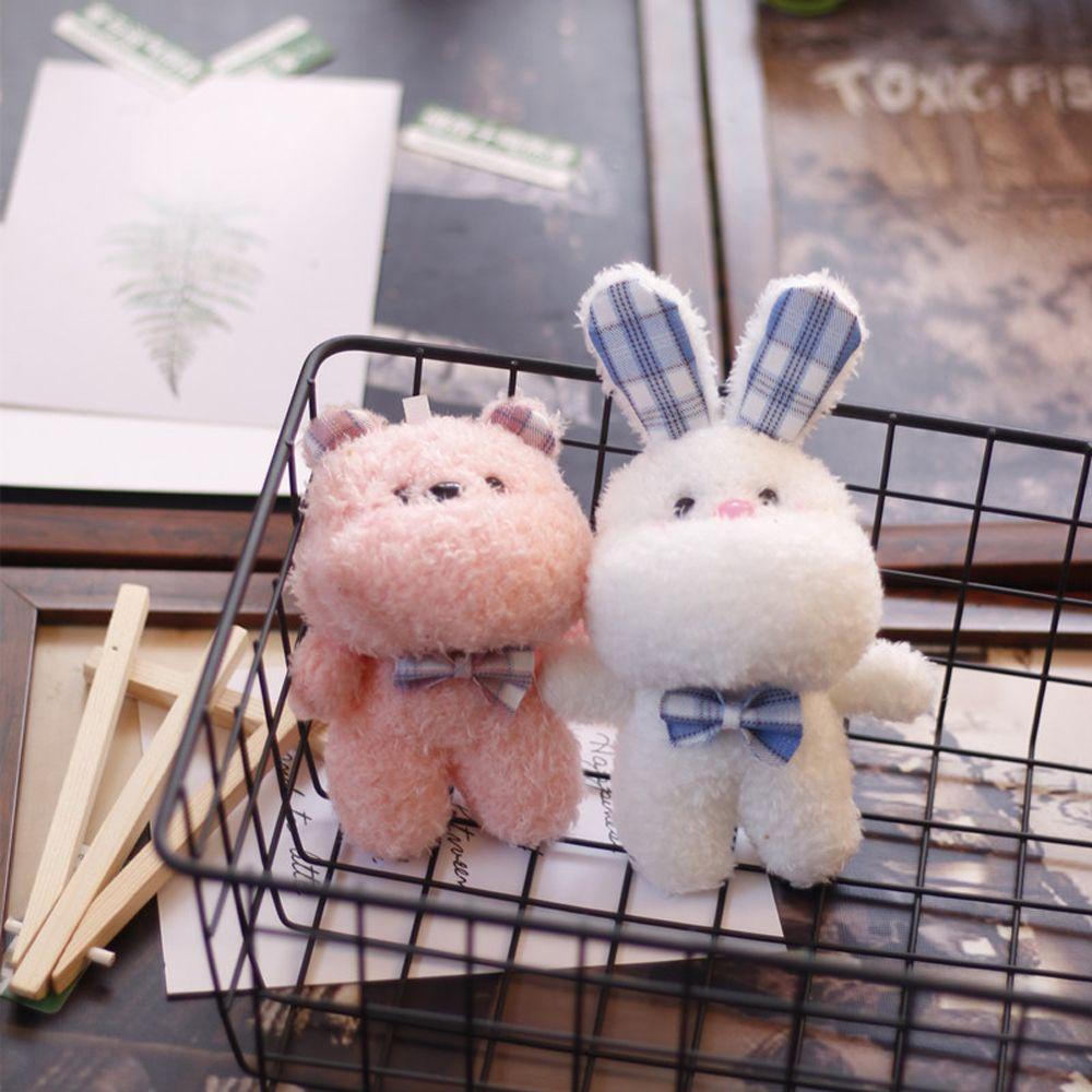 JARRED Móc Khóa Gấu Nhồi Bông Mini Dễ Thương
