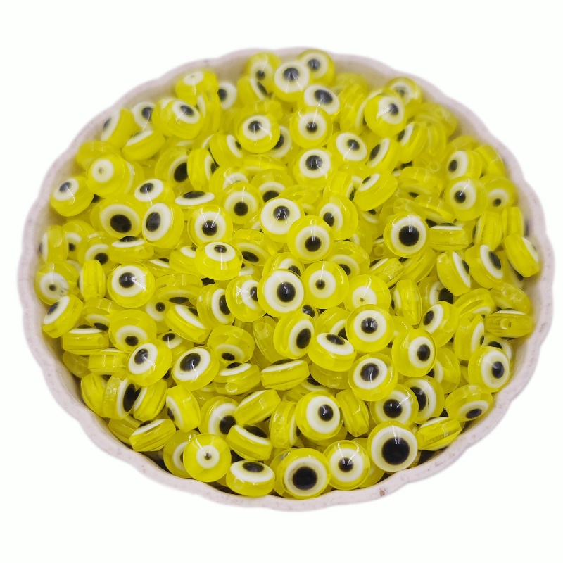 Set 20/40/50 Viên Đá Mắt Mèo Màu Sắc Dùng Để Làm Đồ Trang Sức Thủ Công