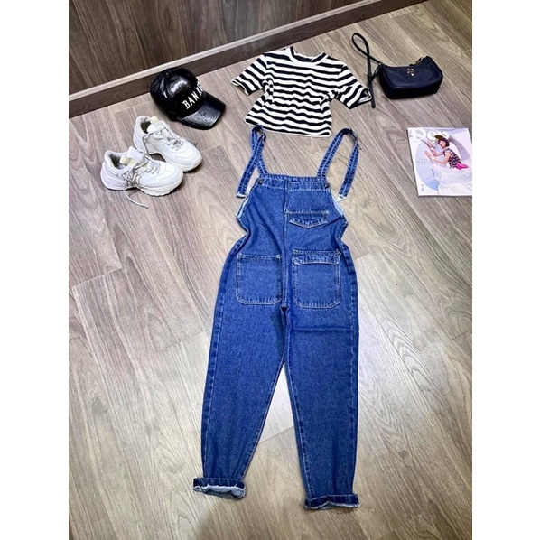 Yếm jean dài chôt live | BigBuy360 - bigbuy360.vn