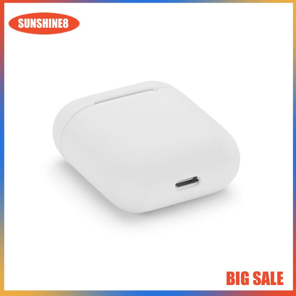 【SUN】Earphone Case For Airpods 1/2 Silicone Wireless Earphone Cover Protective Case