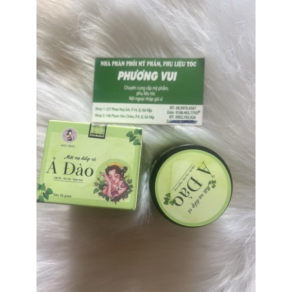 Mặt nạ diếp cá ả đào hũ 50g dưỡng trắng mịn da