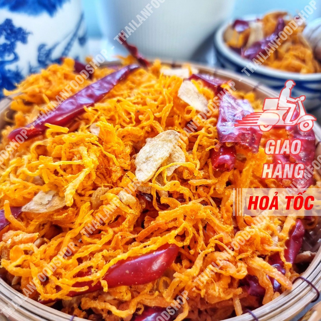 Khô Gà Bơ Tỏi Giòn Ngon Không Bột - Hộp 500gr