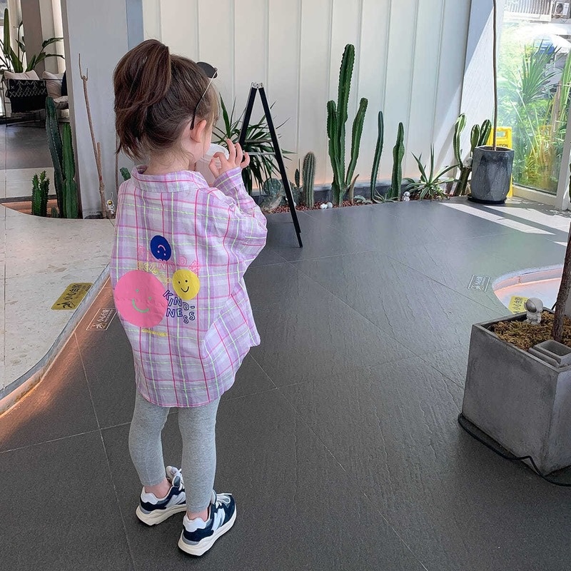 Áo Sơ Mi Thiết Kế Mới Mùa Thu Cho Bé Gái