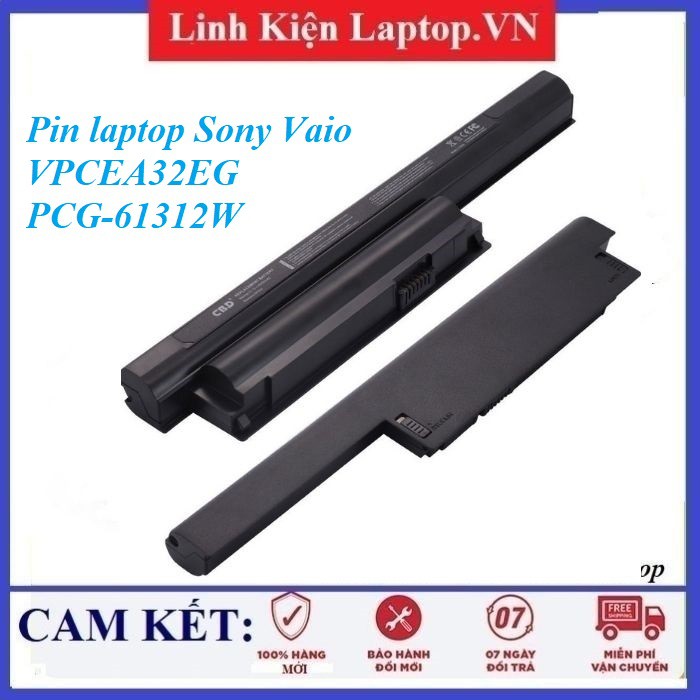 ⚡Pin laptop Sony Vaio VPCEA32EG PCG-61312W