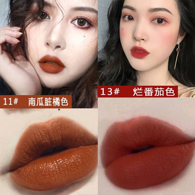 Son Lì KhôNg Phai MàU Son Lì Mờ KhôNg ThấM NướC Son đỏ LướI CùNg TôNg Dễ ThươNg Bí Ngô BẩN Cam CốC ChốNg DíNh | BigBuy360 - bigbuy360.vn