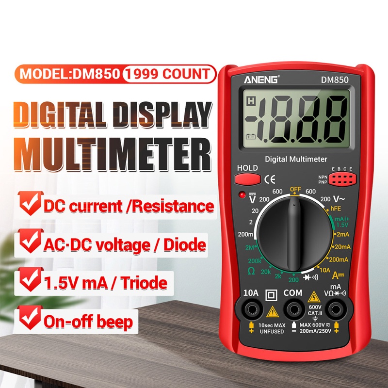Đồng Hồ Đo Điện Vạn Năng Ac-Nenng DM850 1999 Chuyên Dụng