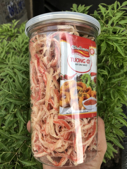 Mực hấp nước dừa Nha Trang nhà làm hộp 200g