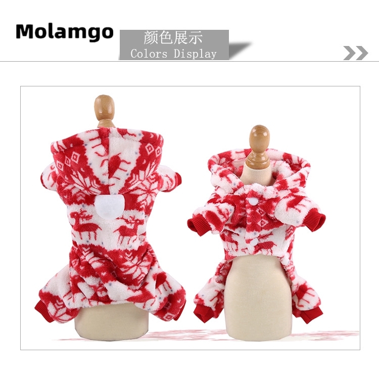 MOLAMGO  Áo Nhung Giữ Ấm Cho Thú Cưng