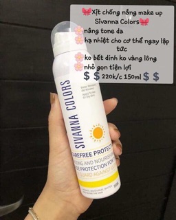 Xịt chống nắng Sivanna