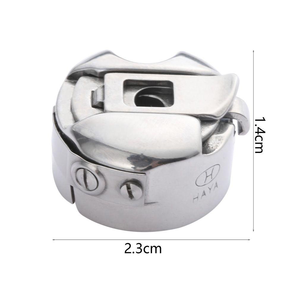 JARRED Hộp Suốt Chỉ Bằng Thép Màu Bạc Cho Máy May Lockstitch